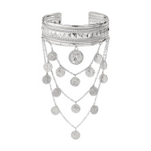 Stilvolles Metall-Armband mit-Silber Abschnitt 2