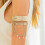 Stilvolles Metall-Armband mit-Silber Abschnitt 2 7