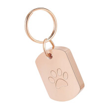 Personalisierte Haustierurnen, Schlüsselanhänger für-Roségold