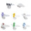 Sicheres ABS-Kunststoff-Rotationsflugzeug, Autodekoration,-D 2