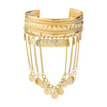Elegantes Unisex-Armkettenarmband mit-Gold Abschnitt 1
