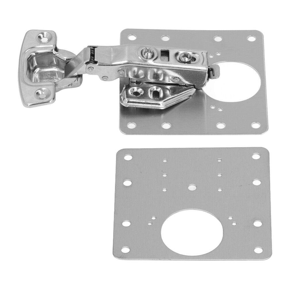 Stainless Steel Hinge Repair Plate Kit For Doors, 90X90mm 7901357837321