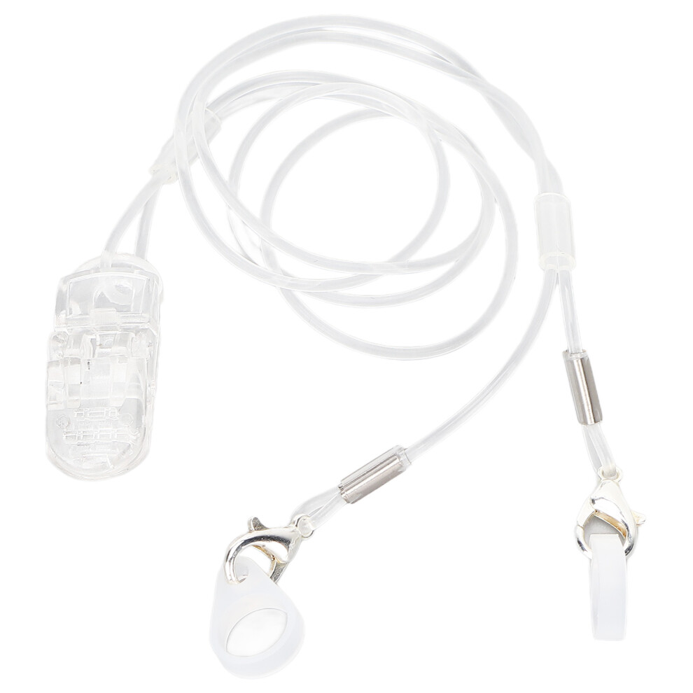 Elderly Hearing Aids Holder Clip with Fixation Lanyard Prevent Falling Loss
