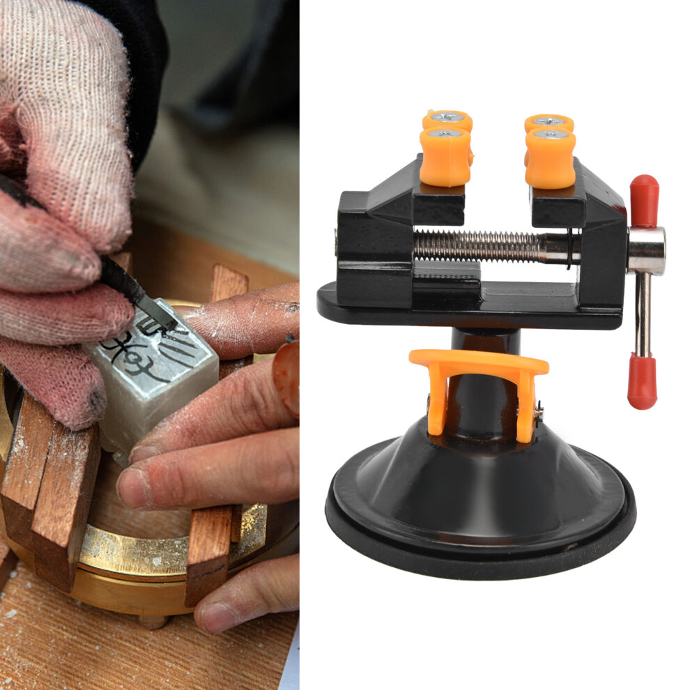 360 Aluminum Bench Vise Clamp With Suction Cup, 0-2.5Cm Range 5091357837345