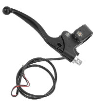 (As show, One size) Left Hand Brake Lever With Cable Fit For Pit Mini Dirt Bike Atv Scooter 47cc 49cc