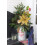 Oirse Set de fleurs décoratives or 2 pièces 28 x 50 cm 6