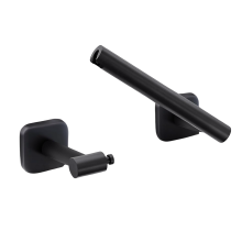 YFCVIP Porte-papier hygiénique set noir 2 pièces 20 x 9 cm