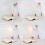 LANMOU Lampe de bureau LED avec pince rose 40cm 5