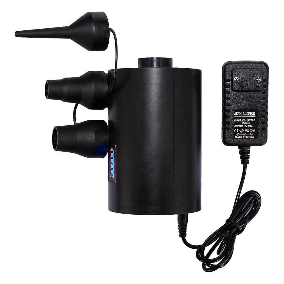 Kikidex (As Show, One Size) In 1 Electric Inflator For Ring, Pneumatic, For Paddling Pools, Pump With 3 Nozzles (Usb)