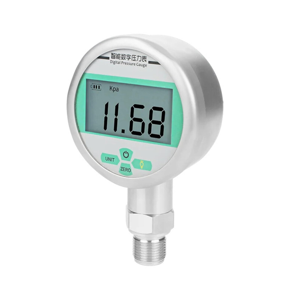 Digital Hydraulic Gauge Radial 80Mm/100Mm Dial Lcd Display Pressure Meter G1/2 0-0.4 Mpa 9354506681135