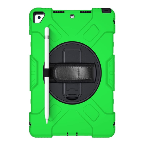 Étui pour iPad Mini 6ème génération 2021 avec Support Rotatif et Emplacement pour Stylet Vert