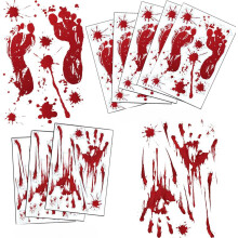Décorations Ornements d'Halloween Autocollants Tatouages Autocollants 126 pièces