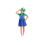 Costume Luigi Super Mario Bros Robe Verte Taille S 98-103 cm 4