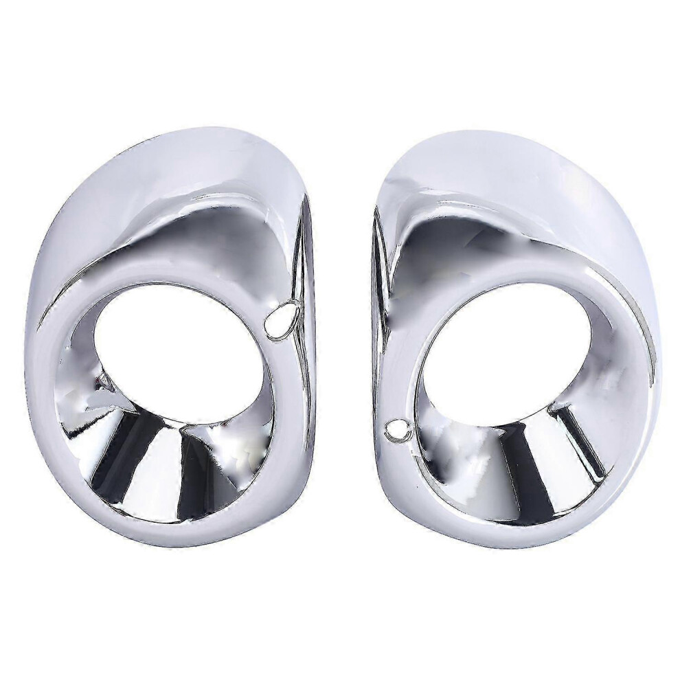 Kikidex (As Show, One Size) 2Pcs For Mitsubishi Outlander 2013 2014 Chrome Front Fog Light Cover