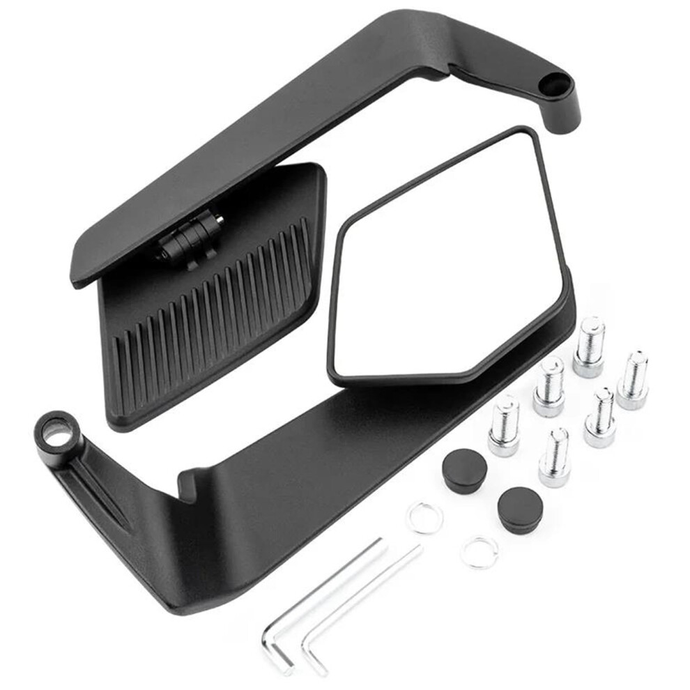 Motorcycle Foldable Rearview Mirror For Z125 Pro Z250sl Z1000 Z900 Z800 Z750 Z650 Z400 Z300 Z250 Z125 (D) 9354506681357