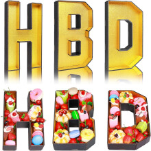 Boîtes Cadeaux Anniversaire HBD 36cm : Déco Créative et Emballage Cadeau Original pour Fêtes, Baby Showers et Événements Familiaux!