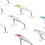 8-teiliges Köder-Set für Forellenangeln, 5 cm, 3 g, sinkend, Wobbler, Hardbaits 5