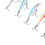 8-teiliges Köder-Set für Forellenangeln, 5 cm, 3 g, sinkend, Wobbler, Hardbaits 8