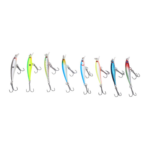 8-teiliges Köder-Set für Forellenangeln, 5 cm, 3 g, sinkend, Wobbler, Hardbaits 1