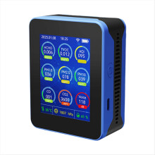Indoor Air Quality Monitor,for HCHO/TVOC/PM2.5 for Home Cars Black
