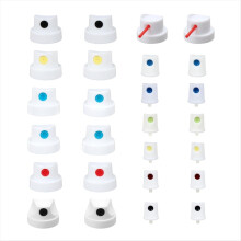 Paint Nozzle Caps Set, 26 Universal Replacement Tips