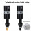 High Performance Universal Toilet Fill Valve Replacement Kit Brass 6