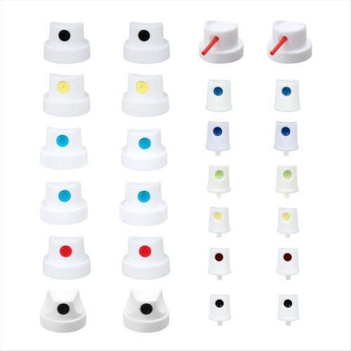 Paint Nozzle Caps Set, 26 Universal Replacement Tips 1