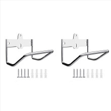 2x Ladderrek Hanger, Opberghaak Muurbevestiging Multifunctionele Garage Utility Heavy Duty