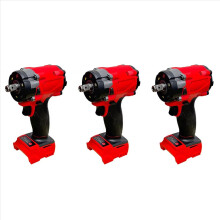 3X Brushless Wrench Electric Driver 1/2In Repair Cordless Screwdriver 4 Gears Power Tools for 18V