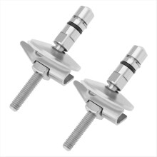 1 Pair Toilet Seat Fixing Hinge Set M6 X 71.5mm Lid