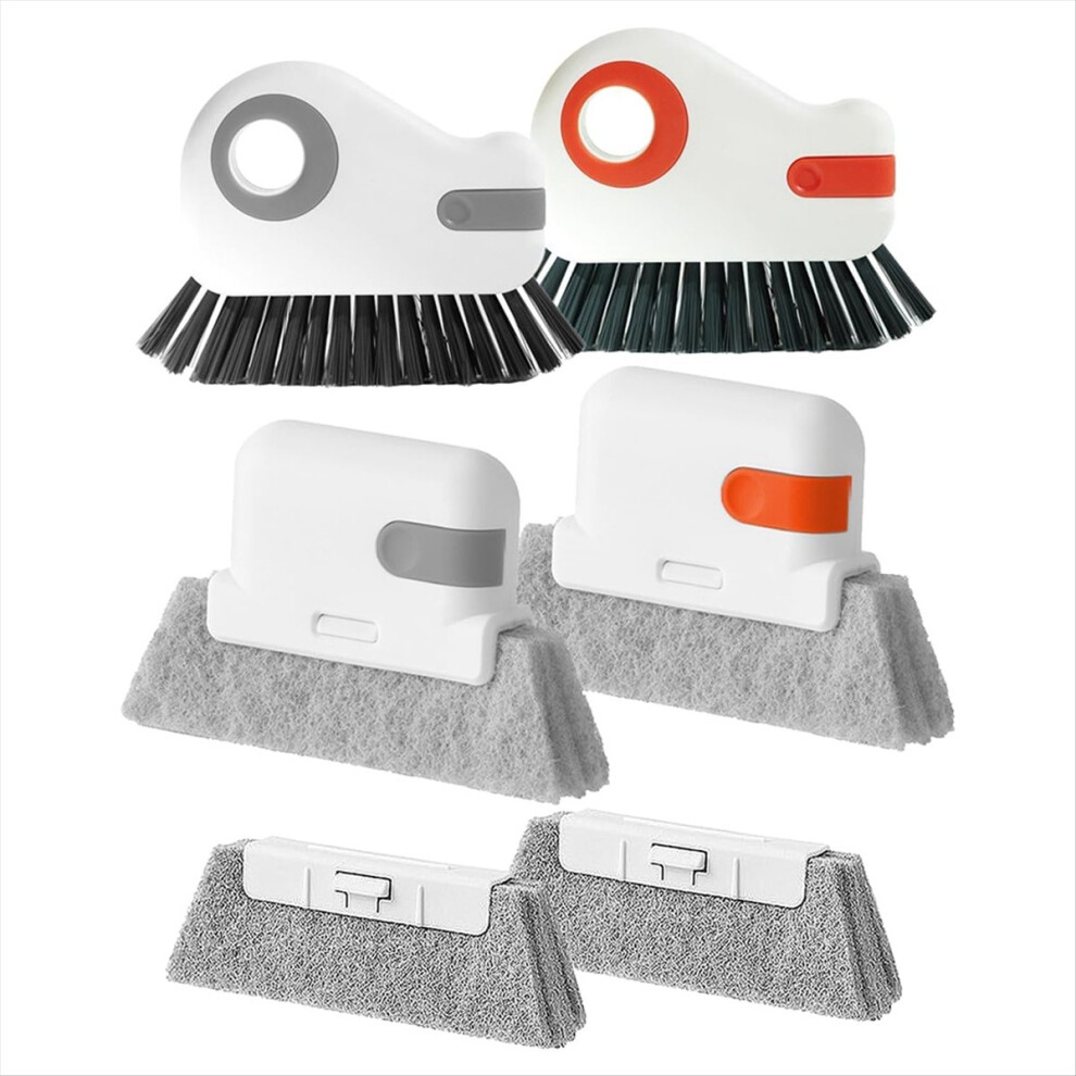 Window Track Cleaner 6 Pcs, Groove Cleaning Brush Tools Set 4854161915712