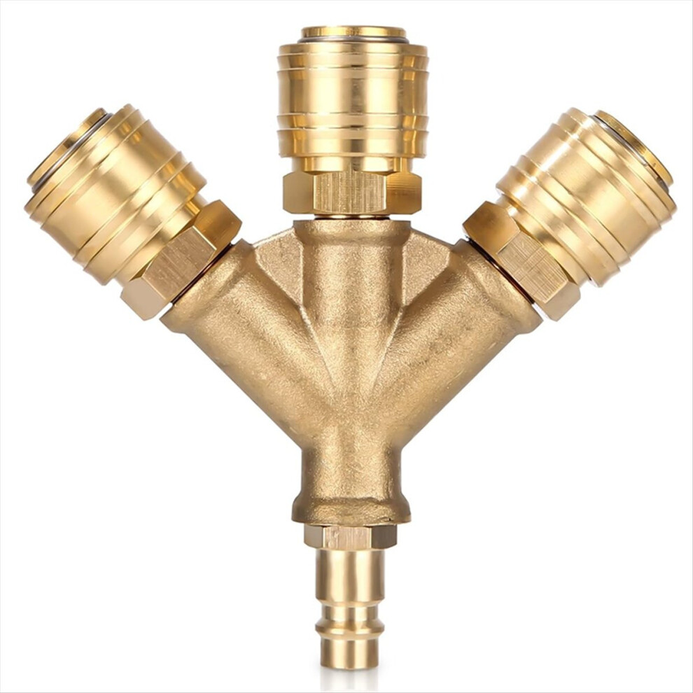 Compressed Air Distributor Triple With Couplings, Nw 7.2 1/4Ag 4854161915828