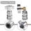 2pcs Truck Dust Blower Pneumatic Connector Hardware Tool 7