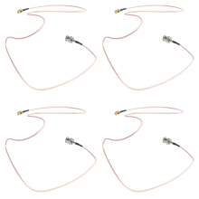 4 stuks 3 voet SMA mannelijke stekker naar BNC pigtail jumper caxiaalkabel RG316 1m