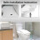 WC-Sitzbefestigungsschrauben-Set, WC-Verriegelungsschraube, Universal 5