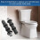 4er-Pack Universal-Toilettensitzschrauben 6