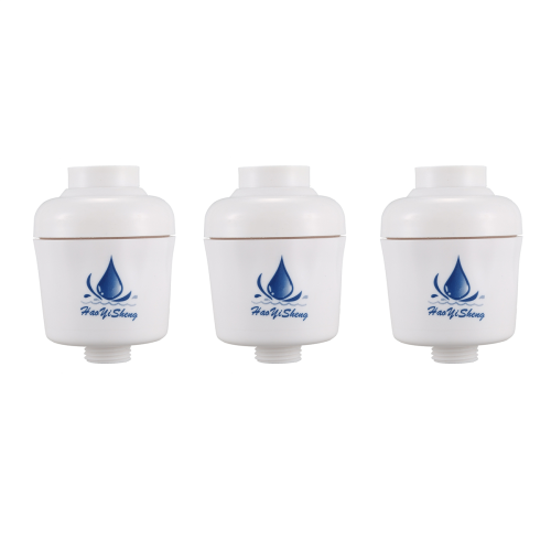 3x Küchen-Inline-Duschkopf-Wasserfilter zur Reinigung und Chlorentfernung 1
