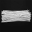 390pcs Cable Organizer Binding Packaging Wire Twist Ties White 150x2.2mm 6