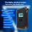 Auto-ademtester LCD-scherm alcoholmetertest 4
