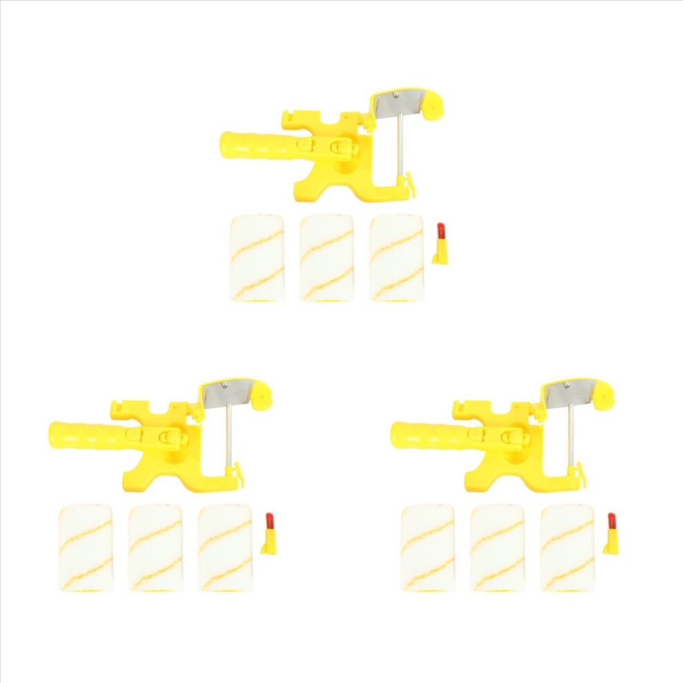 18Pcs Paint Edger Roller Brush Tools Portable Clean-Cut For Home Wall Ceilings 4854161923793