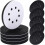 10 Pcs Soft Density Interface Pads 5inch 8 Holes Hook and Loop 2