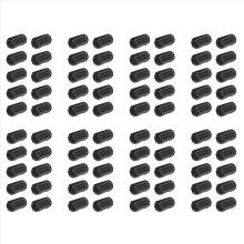 80 stuks beweegbare zwarte ferrietkernringkabelclip met een binnendiameter van 7 mm