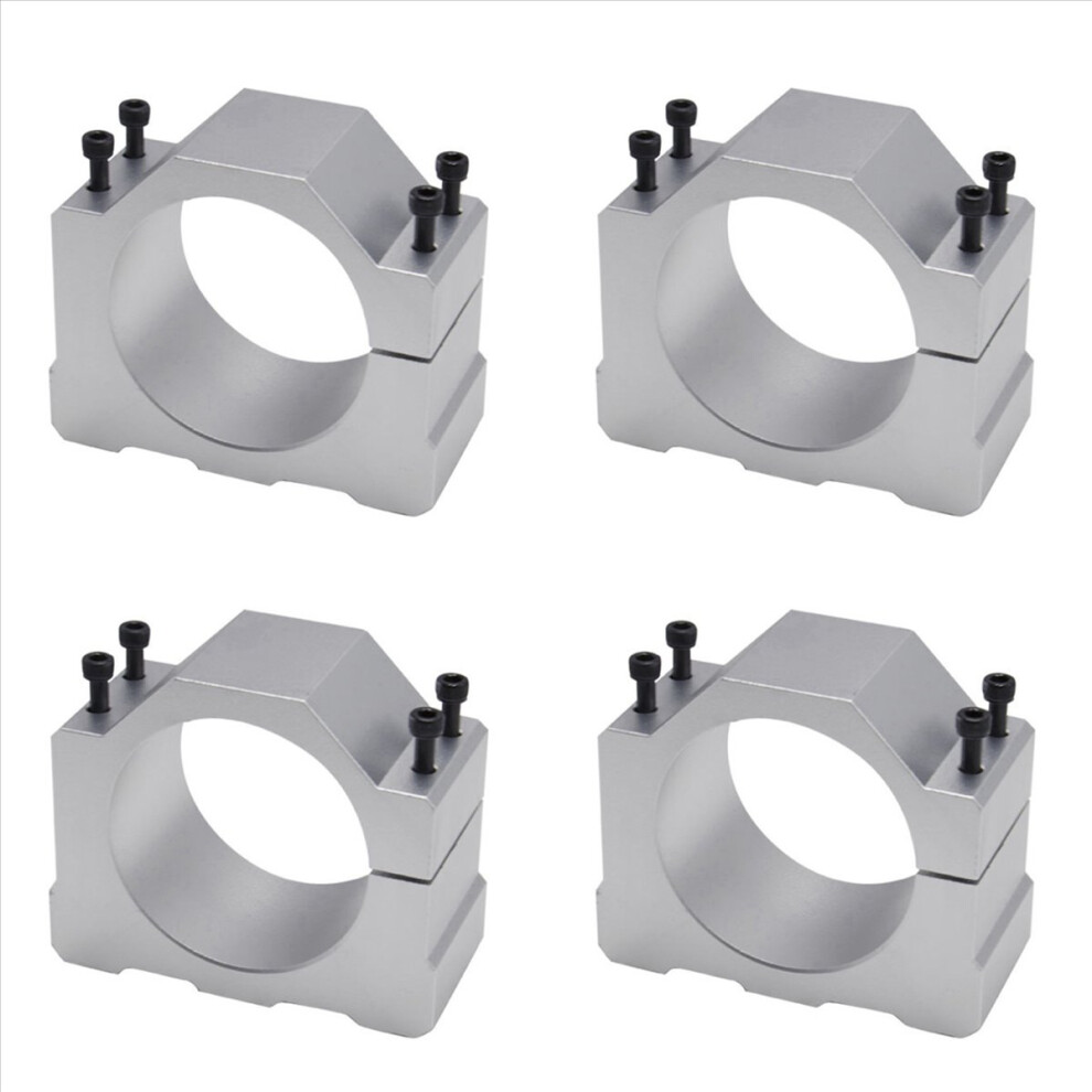 4Pcs Spindle Cnc Milling Machine Motor With 16 Screws Clamp Mounting Bracket 65Mm 4854161925896
