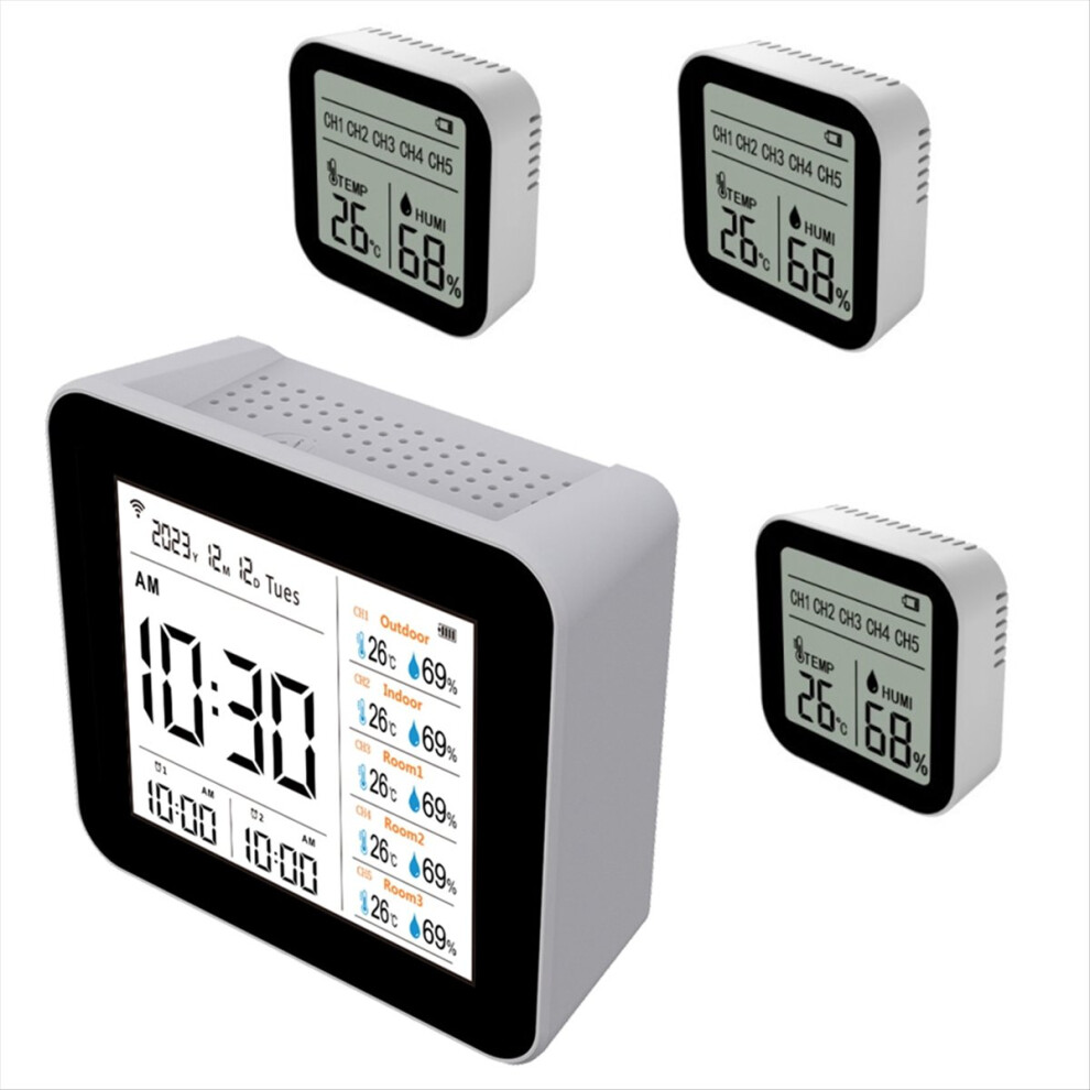 2C012,13 In 1 Tuya Wifi Air Quality Detector Co2 (With 3 Slave Units) 4854161928255
