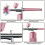 Cordless Airbrush Kit with Compressor ,Portable Handheld Set 5