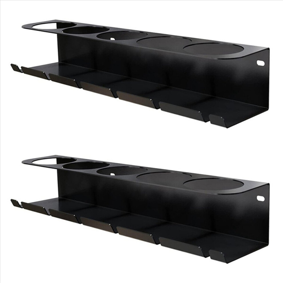 2Pcs Pneumatic Tool Holder/Aerosol Rack Combo, Wall Mounted Can Bottle Holder, Air Organizer 4854161930623