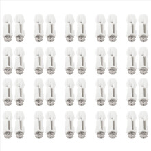 20X Toilet Seat Hinges Screws WC Hole Fixing Easy Installation 2 Pack