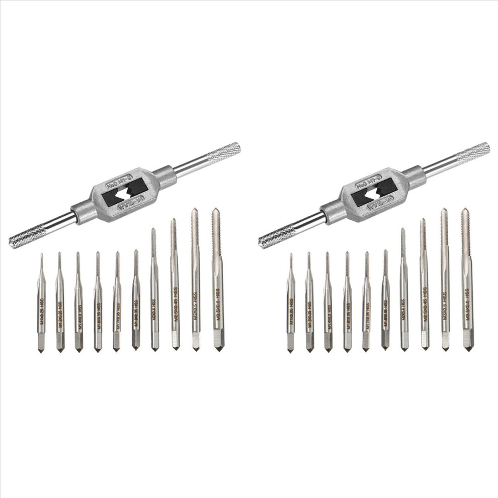 20Pcs Micro-Taps Bit Small Hand Screw Thread Taps M1-M3.5 Hss Mini Metric Plug Tap Drill Tapping Tool 4854161932948