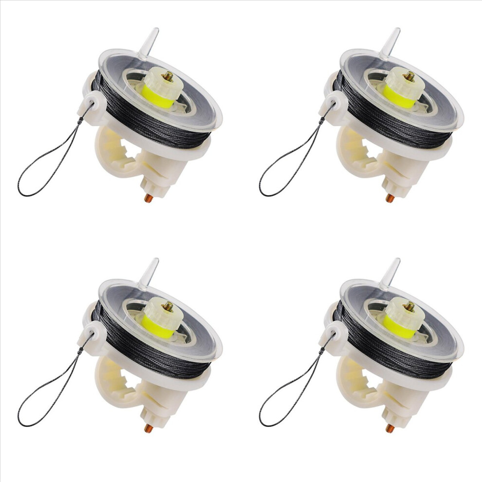 4 Pcs Trip Wire On Reusable Reel (85Ft),Trip For Perimeter Alarm 12 Gauge And 4854161932719