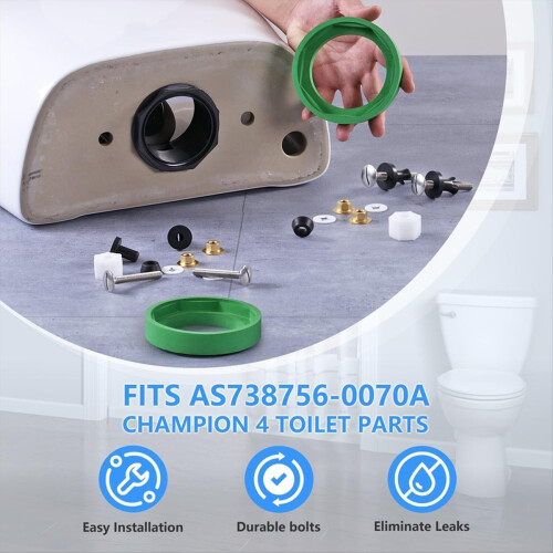 Toilet Replacement Kit Inside Tank, 3 Inch 2